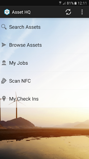 Android application AssetHQ Live screenshort