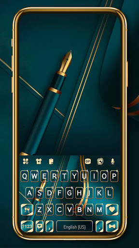 Android application Luxury Business Keyboard Backg screenshort