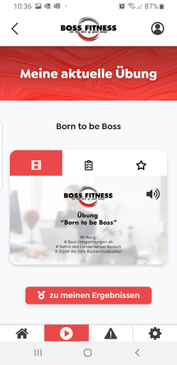 BOSS FITNESS Screen 3