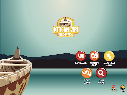 Android application Kitigan Zibi Language App screenshort