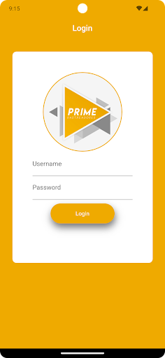 Android application Prime Rastreadores screenshort