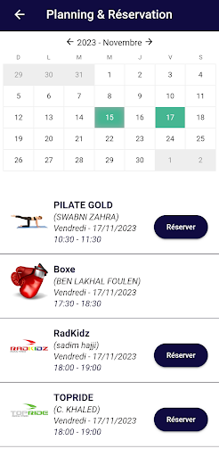Gym Wave Club Screen 2