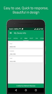 My Device Info - Hardware & So Screenshot
