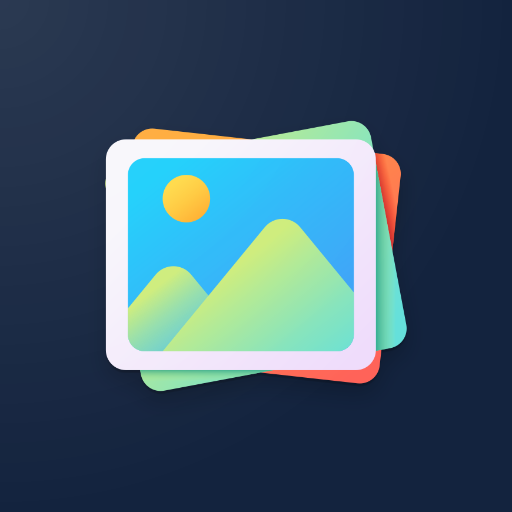 Photo slideshow with music logo