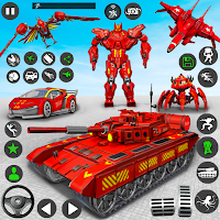 Tank Robot Game 2020 – Police Eagle Robot Car Game