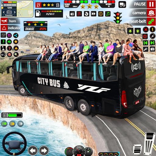 Euro Bus Transport: Bus Games  Icon