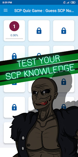 scp quiz game Screen 2