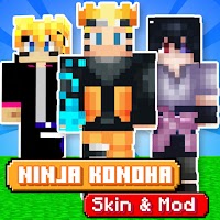 Skins+Addon+Map&Shader Naruto For MCPE 2021