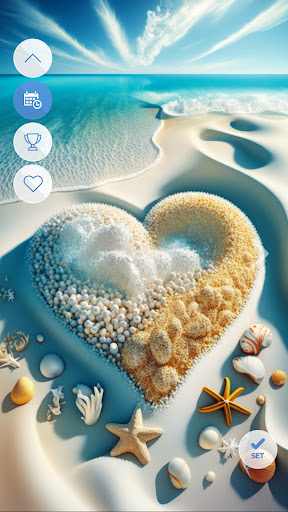 Android application Seashells wallpapers 4K screenshort