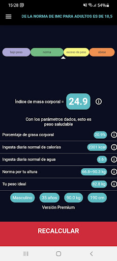 Vista previa de la aplicación