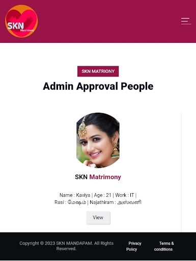 Saandror Kula Nadar Matrimony