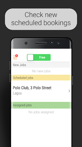 Android application drop pilot screenshort