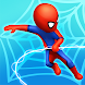 蜘蛛の巣の達人：超英雄スティックマン
