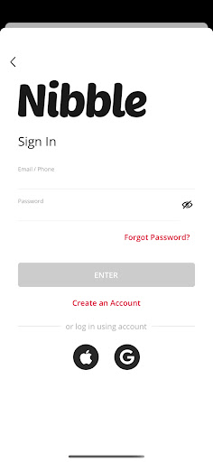 Android application Nibble: Ghar ka Khaana Rozaana screenshort