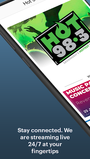 Android application Hot 98.3 screenshort