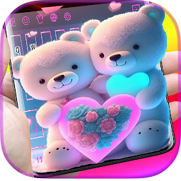 「Teddy Bear Love keyboard」圖示圖片