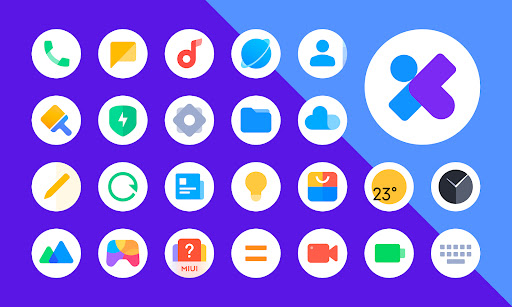 Android application MiLigth - Icon Pack (Round) screenshort