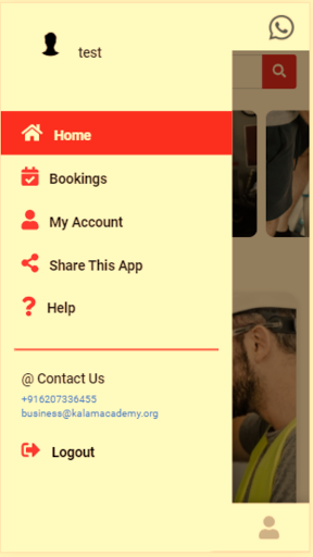 Kalam Services ~ Start Online Screen 3