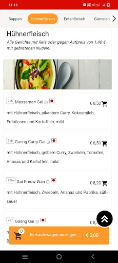 Thai Food Express Screen 3