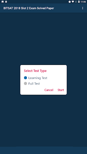 Screenshot of BITSAT Exam Previous Papers