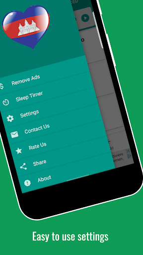 Android application Cambodia Radio Stations screenshort