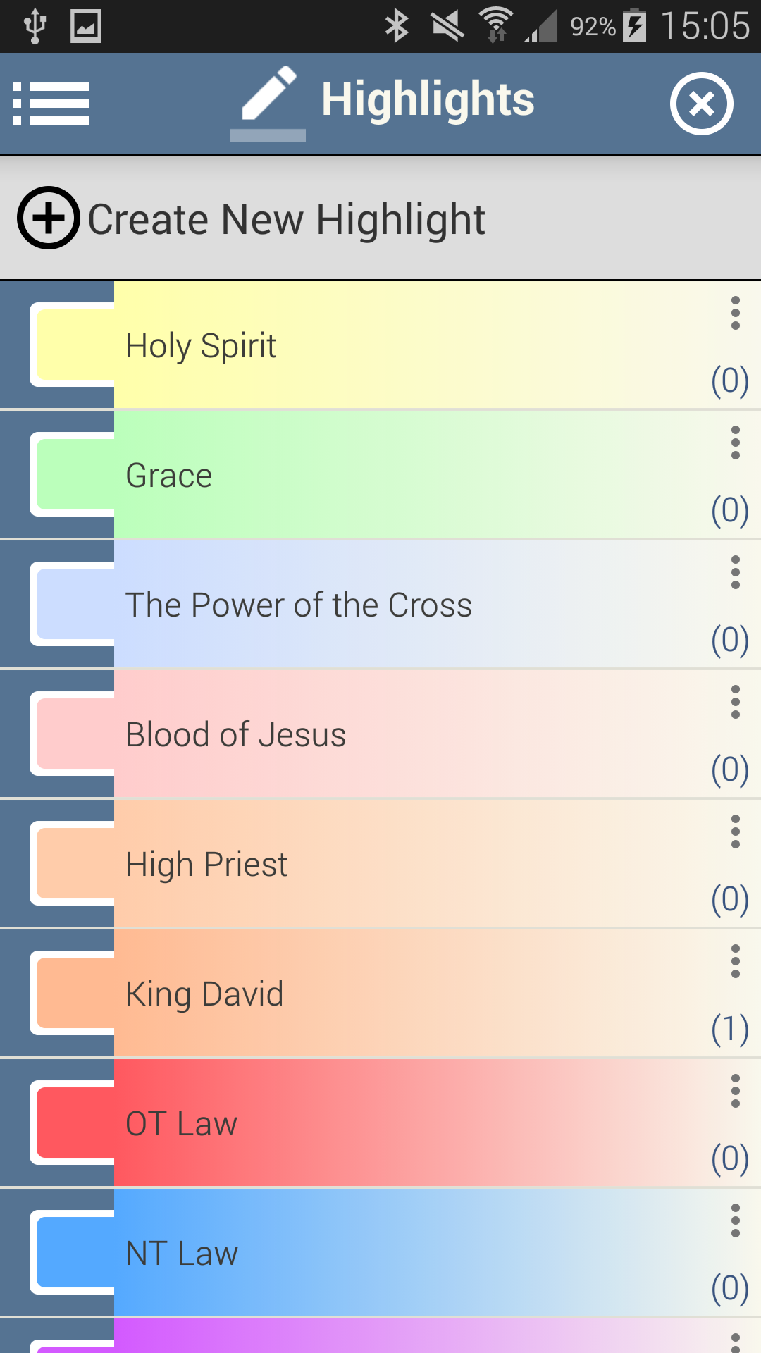 Android application Blue Letter Bible screenshort