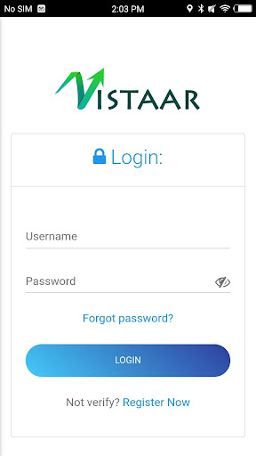 Android application Vistaar screenshort