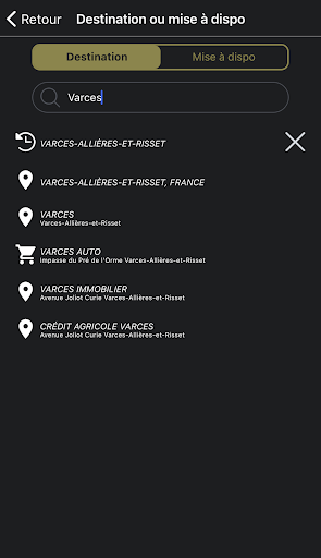 Android application Shuttle Service screenshort