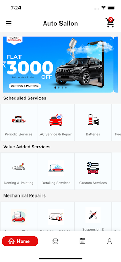 Android application Auto Sallon screenshort