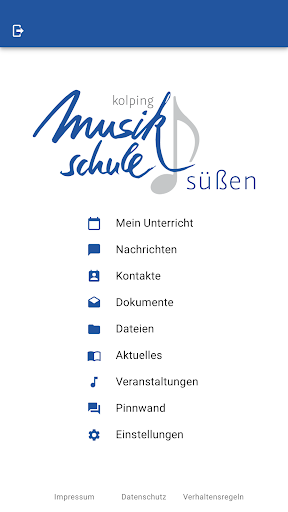 Android application Musikschule Süßen screenshort