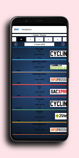 Verba Gym Screen 3