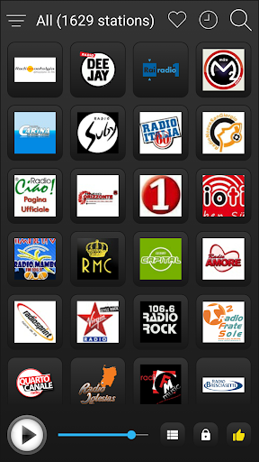 Italy Radio FM AM Music Screen 2
