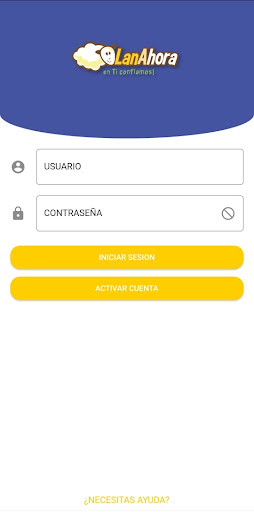 Android application LanAhora screenshort