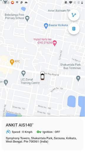 Traxsmart AIS140 VLTD App Screen 3