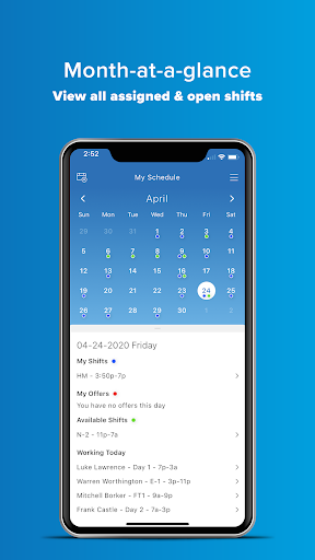 Shift Admin Screen 2