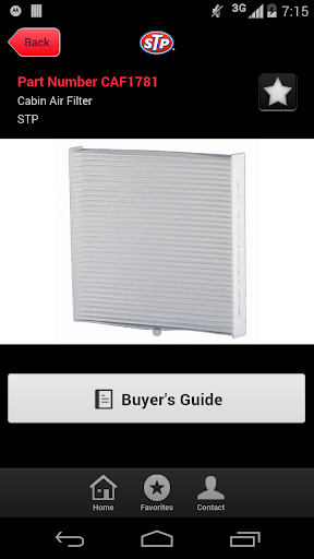 STP Filters Screen 3