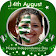 14 August Photo Frame - Independence Day Frame icon