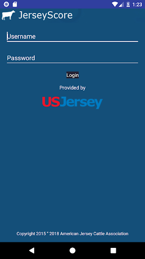 JerseyScore for Android Screen 2