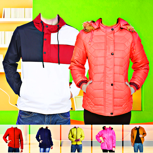 Winter jacket coat suit editor logo
