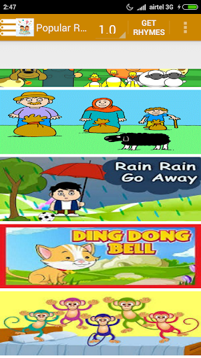 Android application Speech Kids - Teach with Image screenshort