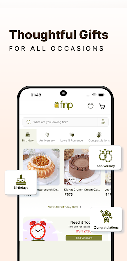 FNP: Gifts, Flowers, Cakes App Screen 3
