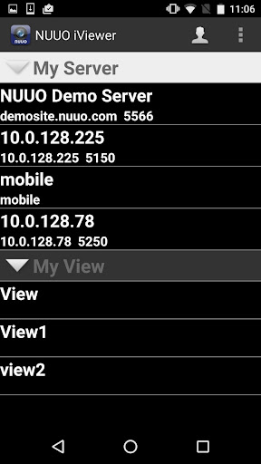 NUUO iViewer Screen 2