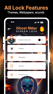 Ghost Rider - Zip Screen Lock Unknown
