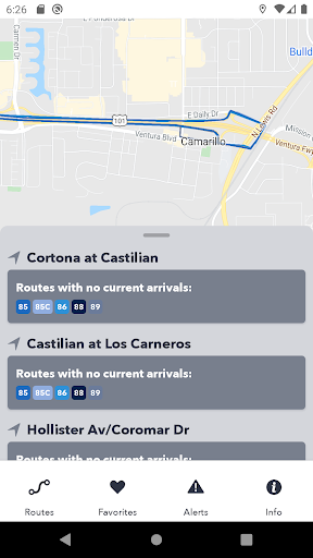 Android application GOVCbus screenshort