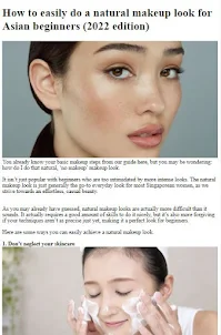 Easy Natural Makeup Tutorials