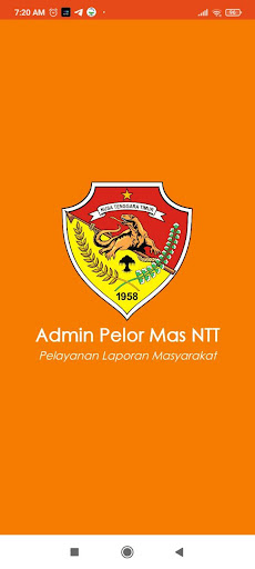 Android application Admin Pelor Mas NTT screenshort