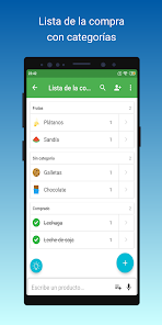 Captura 1 Lista de la compra y caducidad android
