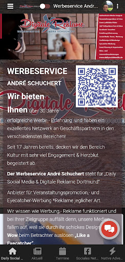 Android application Werbeservice Andre Schuchert screenshort