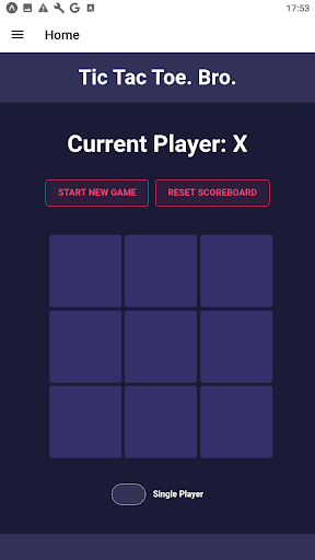 Tic tac toe Screen 2