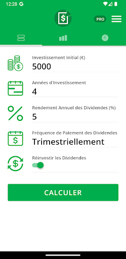 Aperçu de l'application